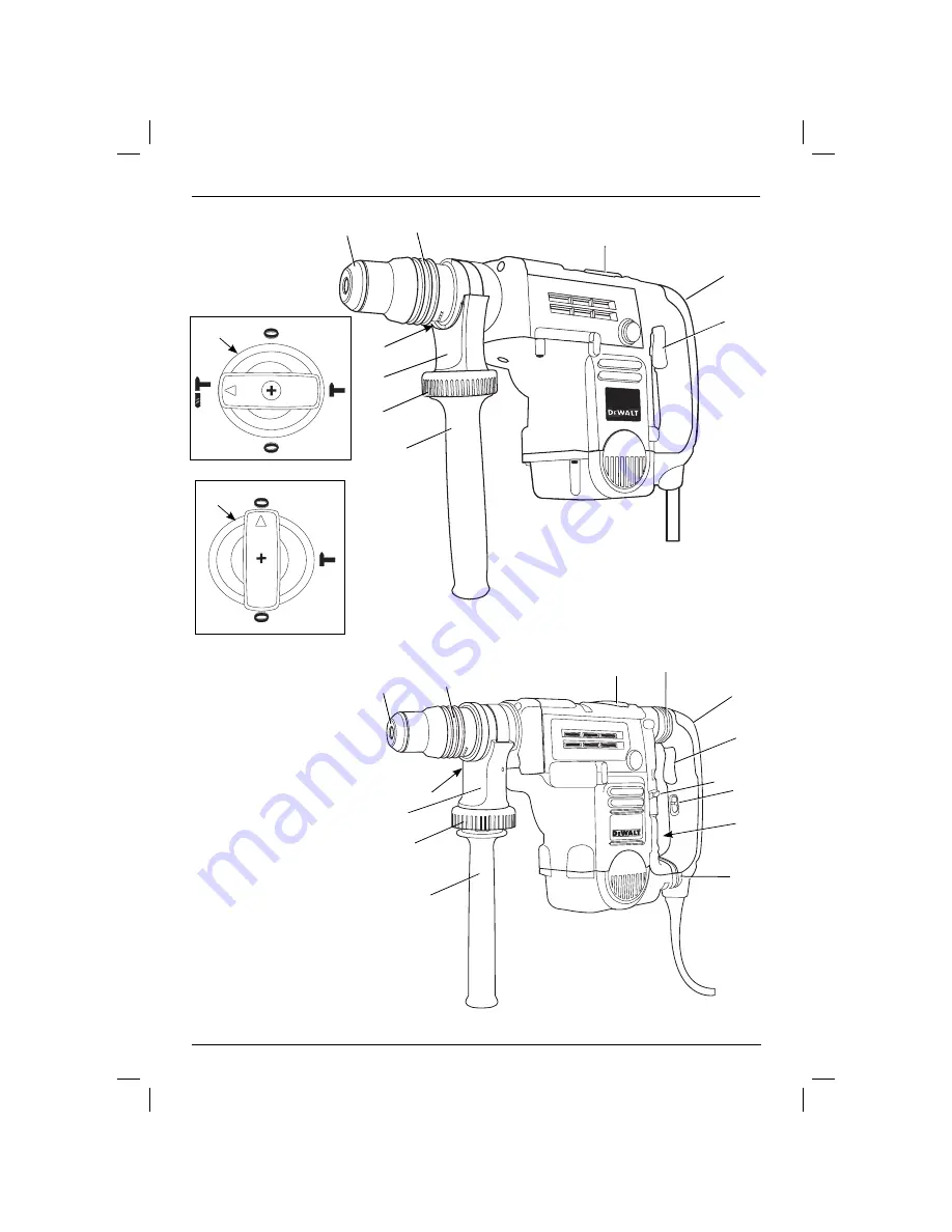 DeWalt SDS MAX D25501 Instruction Manual Download Page 2