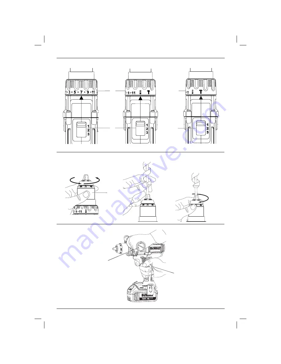 DeWalt XR DCD932 Original Instructions Manual Download Page 4