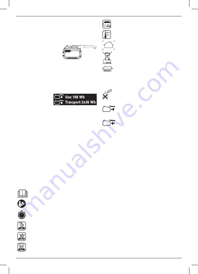 DeWalt XR DCE800 Original Instructions Manual Download Page 113