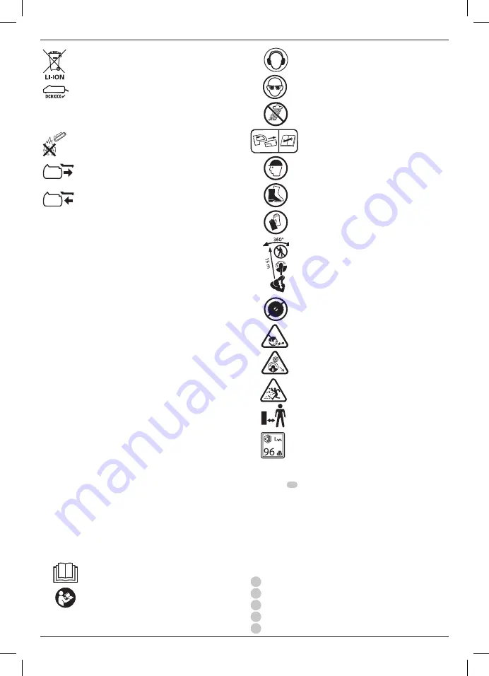 DeWalt XR DCM571 Original Instructions Manual Download Page 95