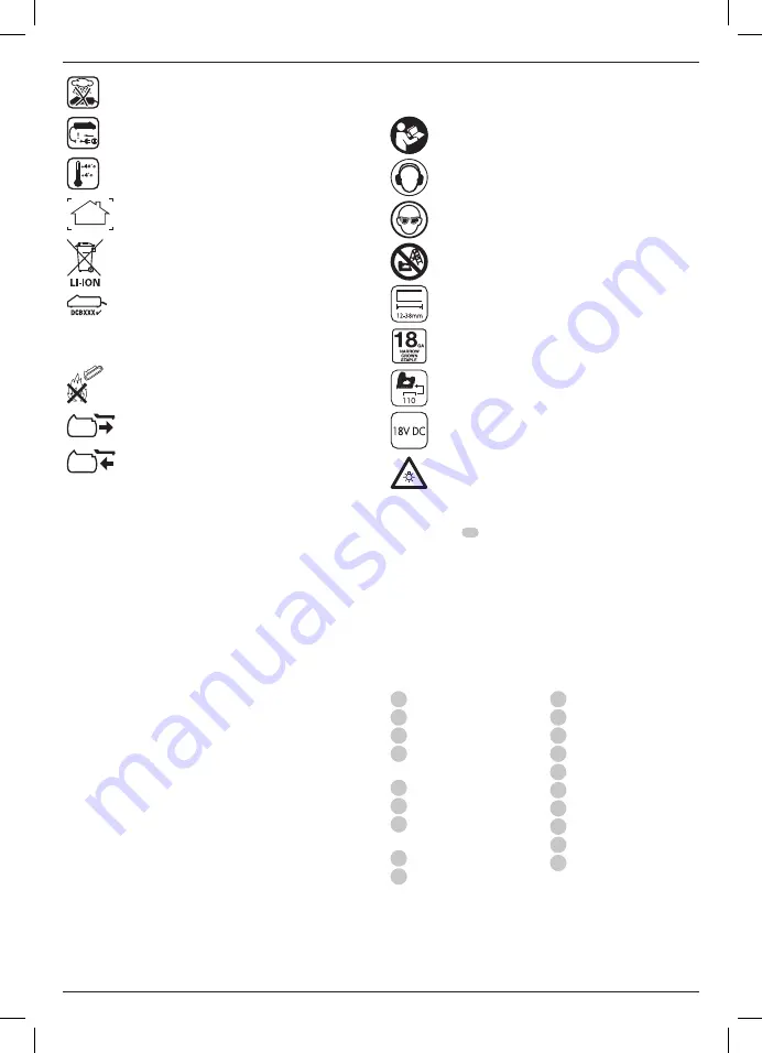 DeWalt XR LI-ION DCN682 Original Instructions Manual Download Page 40