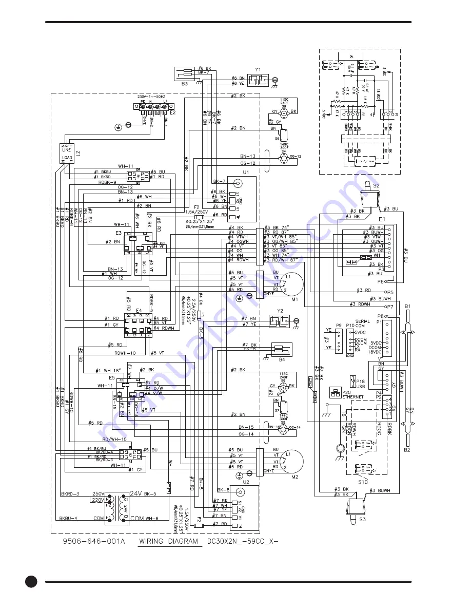 Dexter Laundry DC30X2 Series Service And Parts Manual Download Page 122