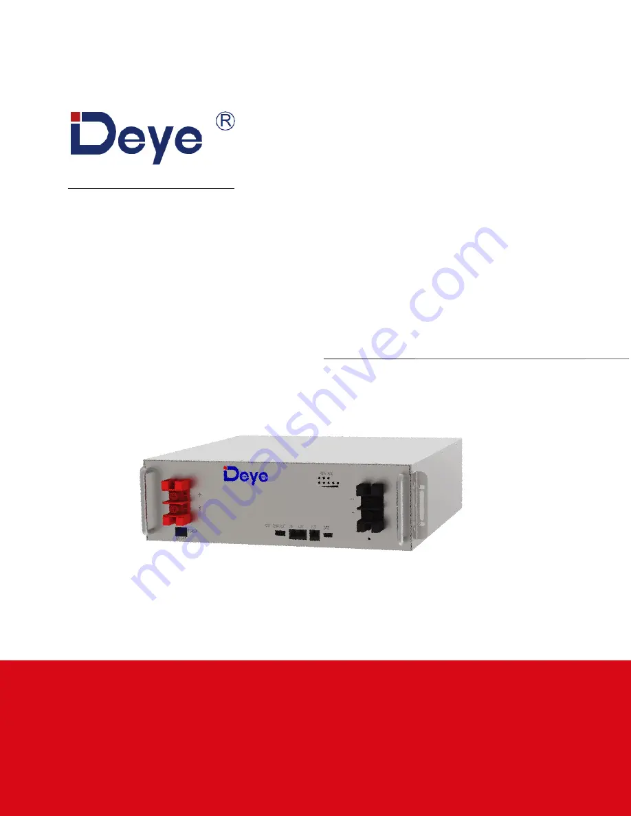 Deye SE-G5.1 Pro User Manual Download Page 1