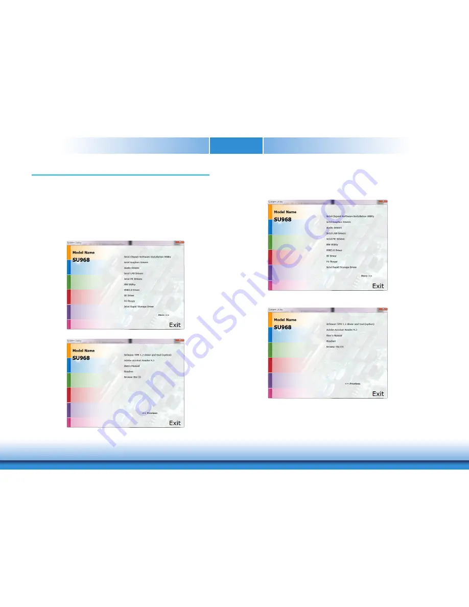 DFI SU968 User Manual Download Page 41