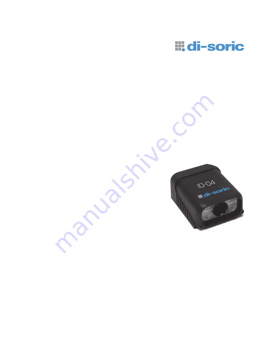 Di-soric ID-04 User Manual Download Page 1