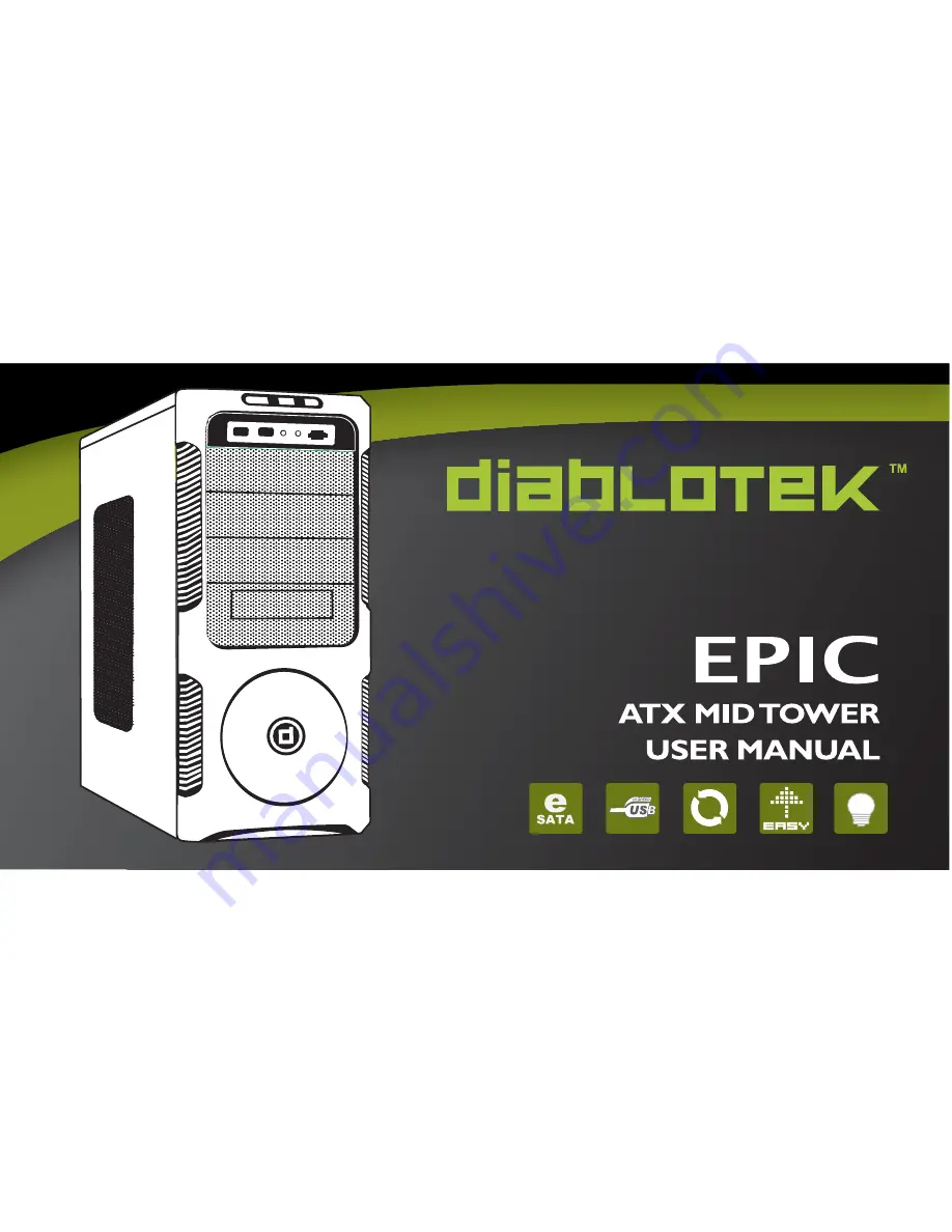 Diablotek EPIC Скачать руководство пользователя страница 1