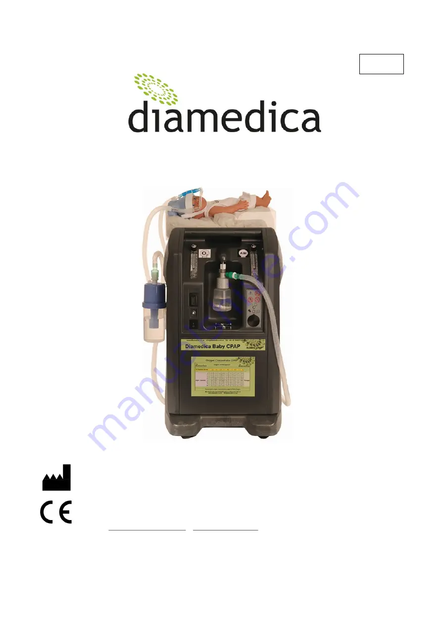 Diamedica Baby CPAP Скачать руководство пользователя страница 1