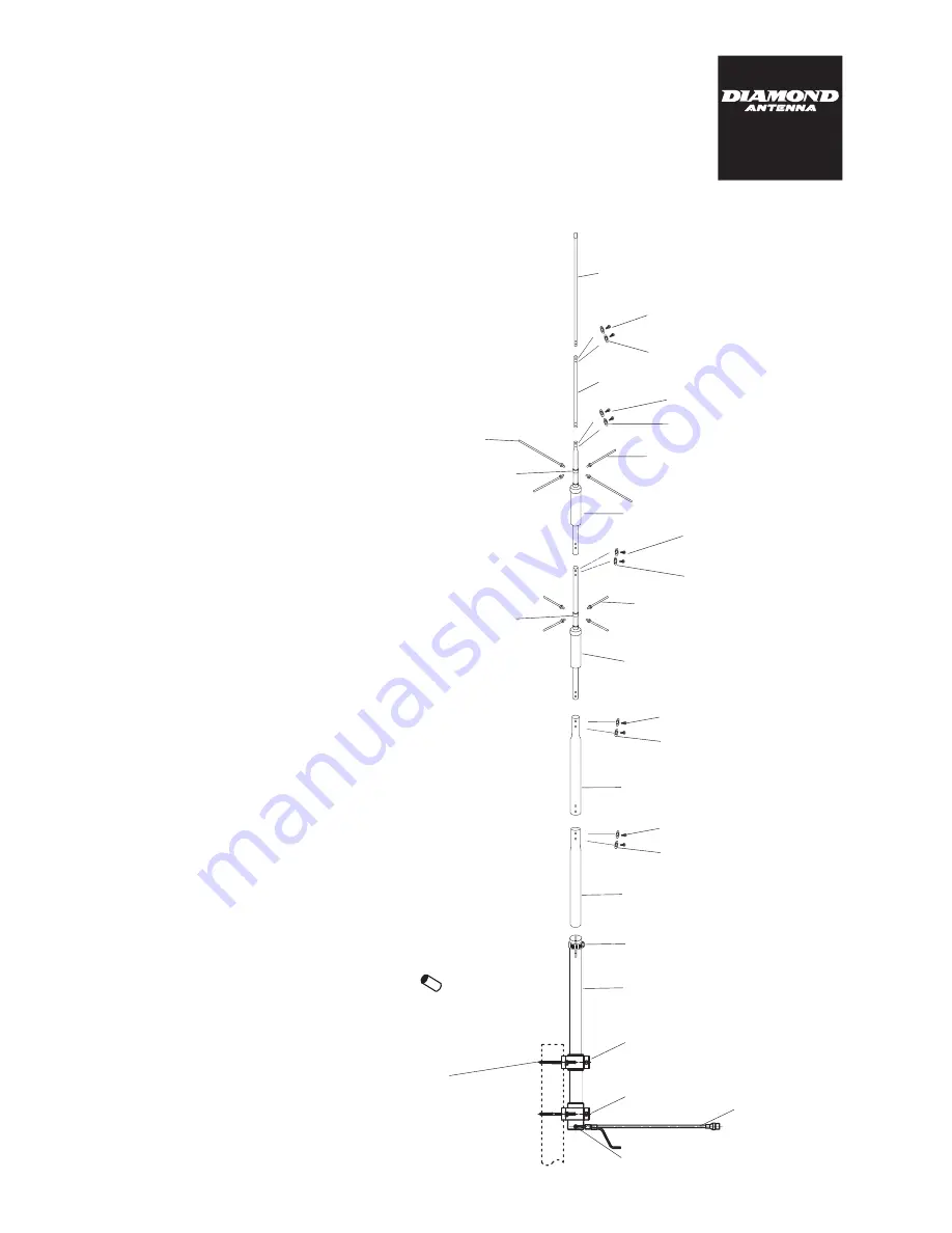 Diamond Antenna KV2 Скачать руководство пользователя страница 1