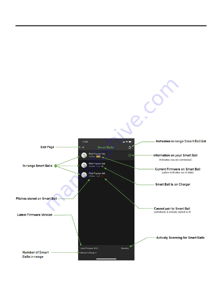 Diamond Kinetics PitchTracker Baseball Скачать руководство пользователя страница 11