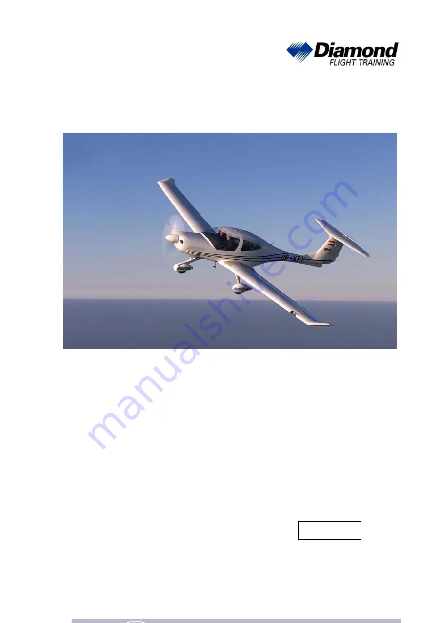 Diamond DA40 NG Скачать руководство пользователя страница 1