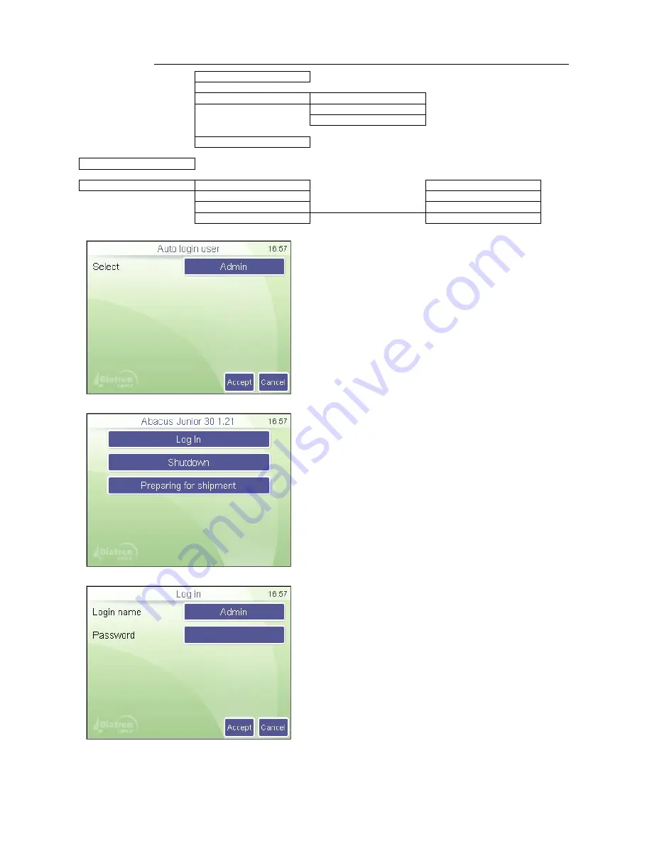 Diatron Abacus junior 30 User Manual Download Page 62