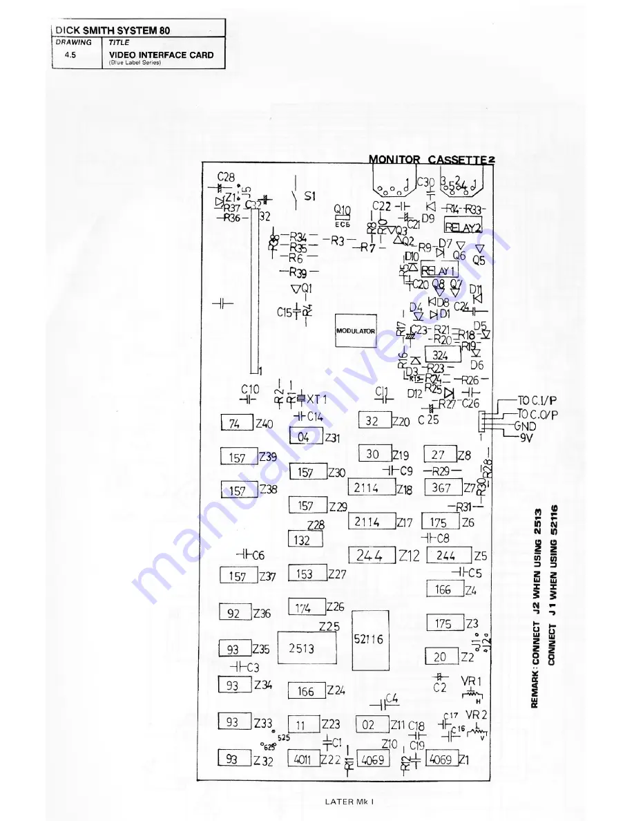 Dick Smith System 80 Technical Manual Download Page 79