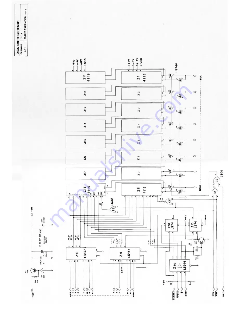 Dick Smith System 80 Technical Manual Download Page 99