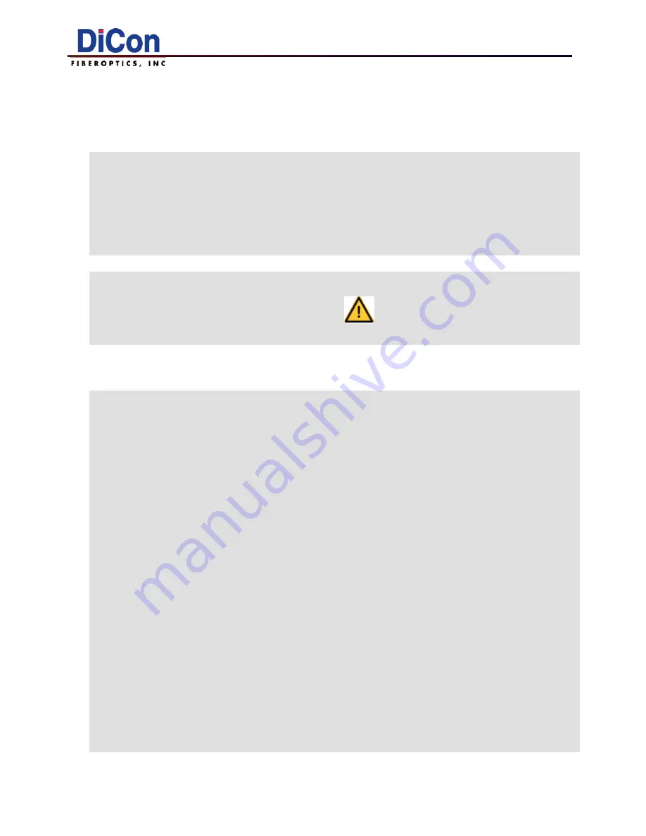 Dicon MXS-9100 Operation Manual Download Page 5