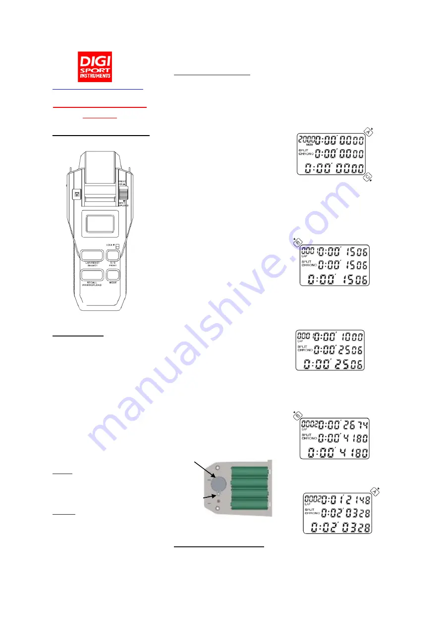 Digi Sport Instruments DT2500P Instruction Manual Download Page 10