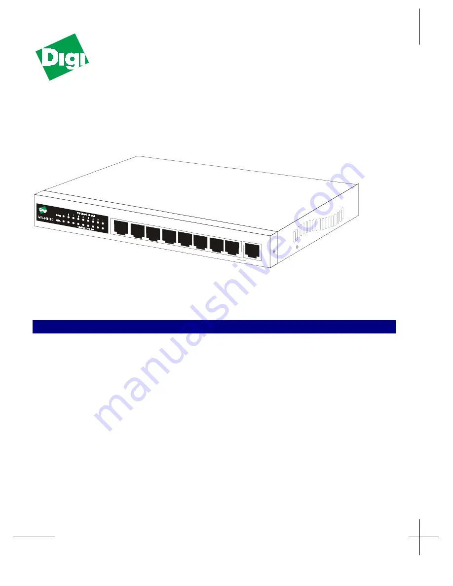 Digi MIL-H3130 Installation Manual Download Page 1