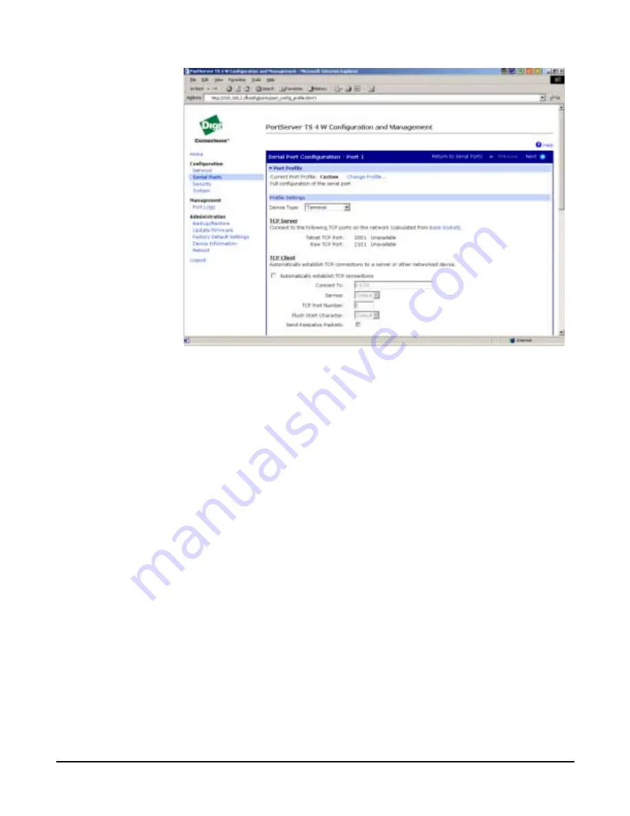 Digi One TS W User Manual Download Page 26