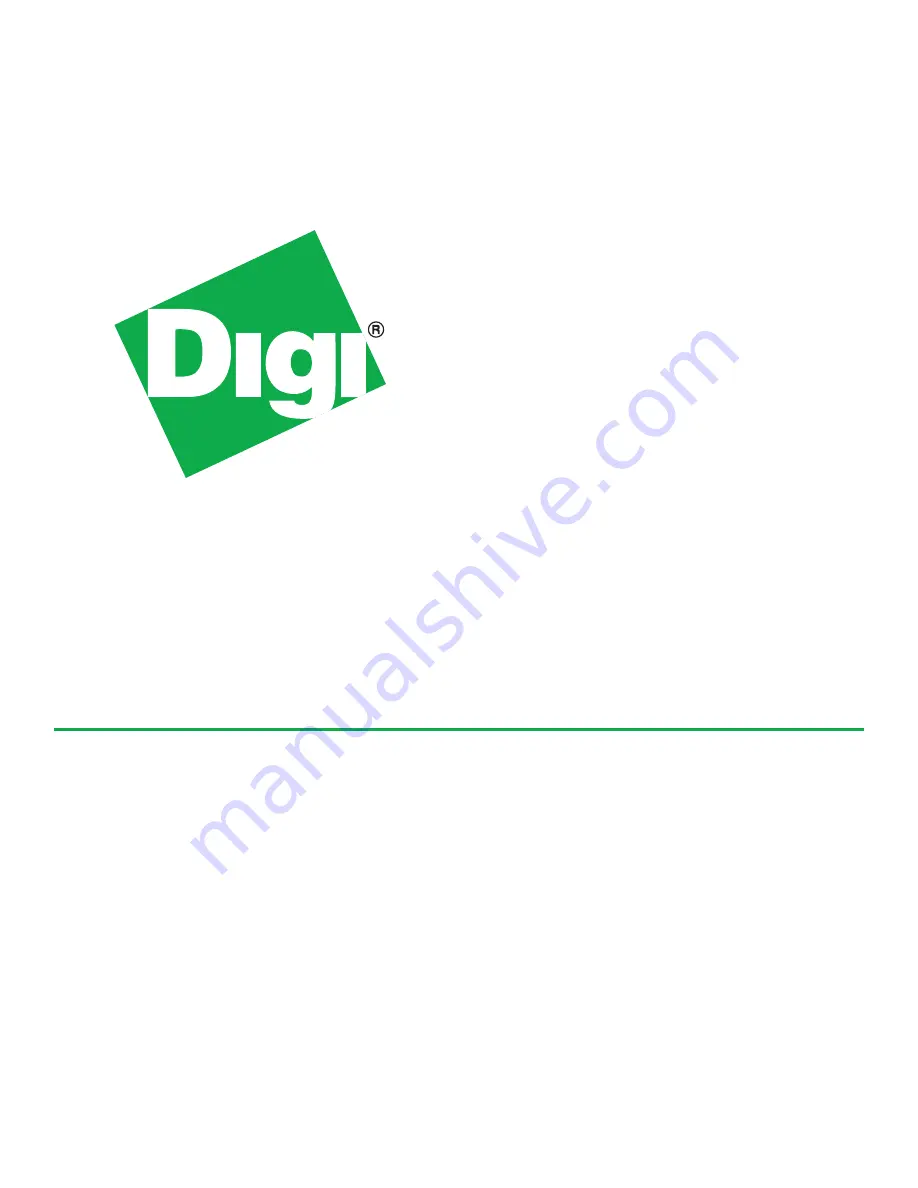 Digi TransPort WR44RR Installation Manual Download Page 1