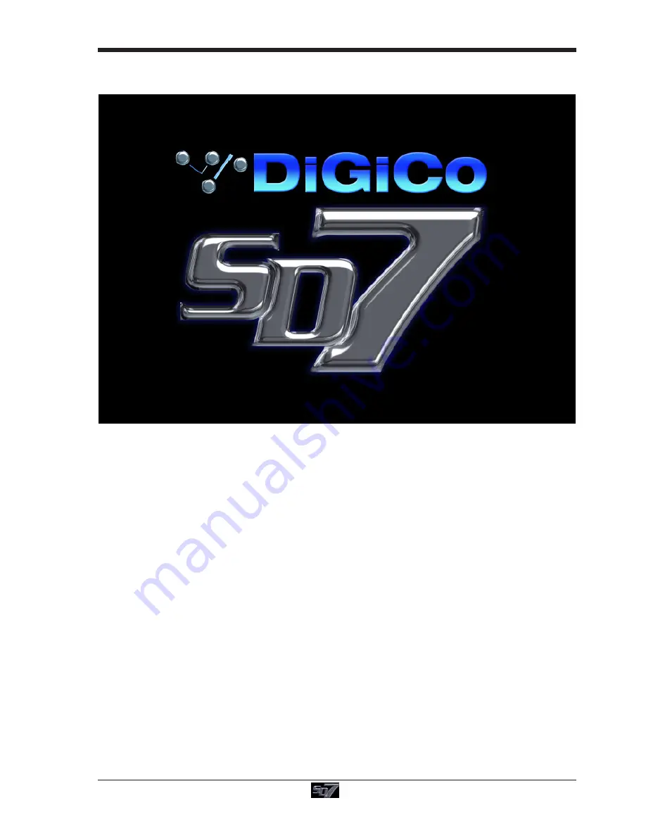 digico SD7 Operation Manual Download Page 1