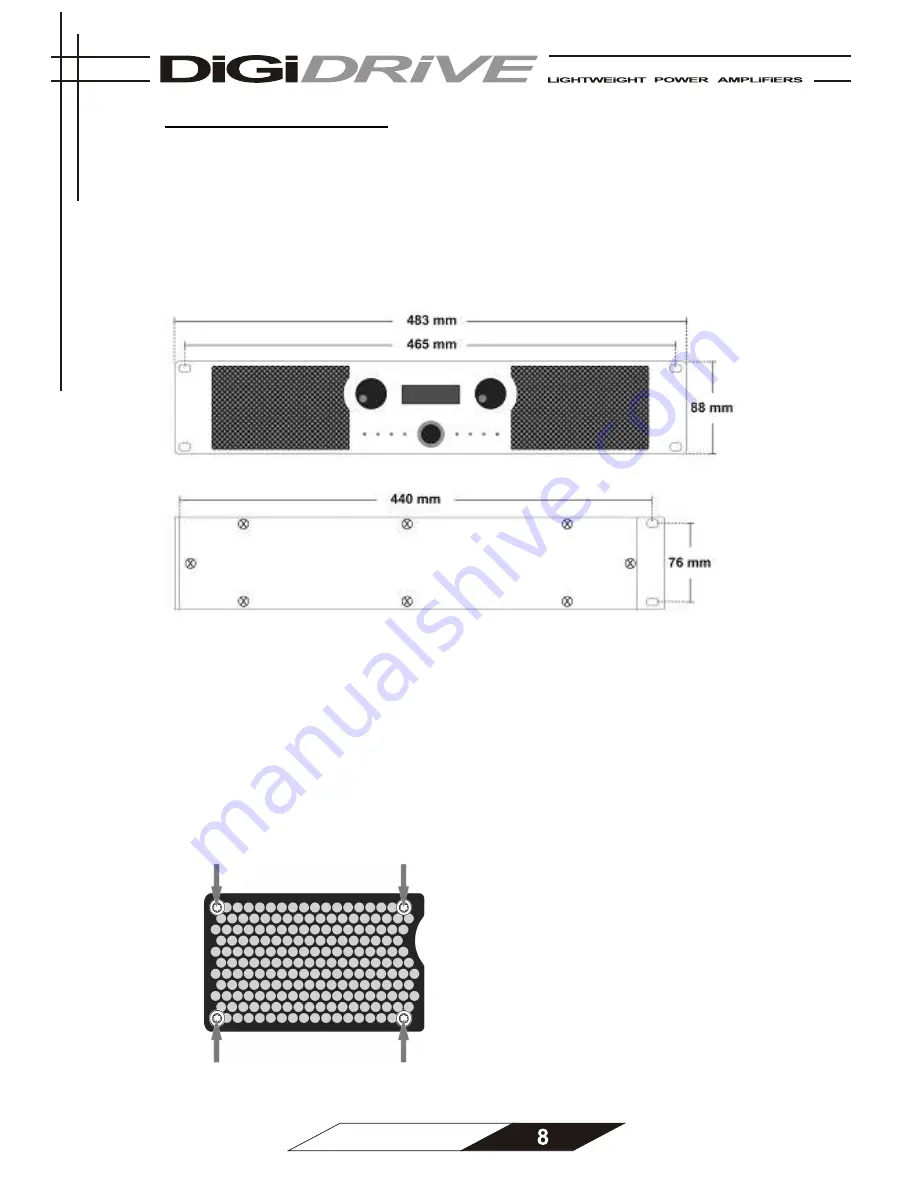 DIGIDRIVE DSPNET4002H User Manual Download Page 8