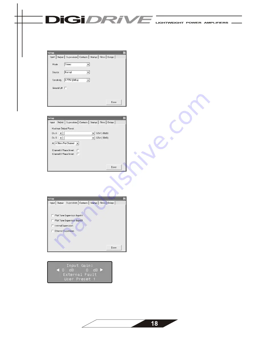 DIGIDRIVE DSPNET4002H User Manual Download Page 18