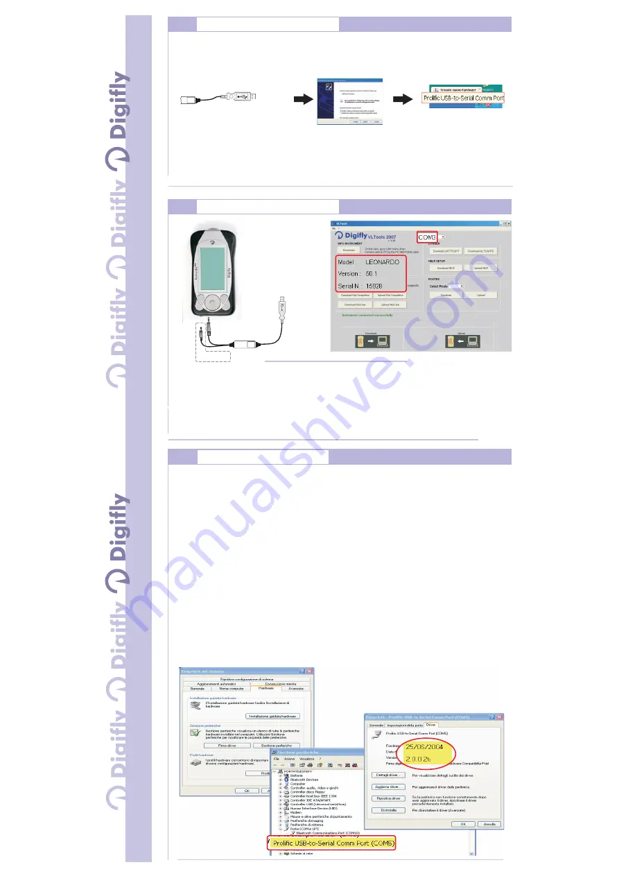 Digifly NEXTGEN USB CABLE Скачать руководство пользователя страница 1