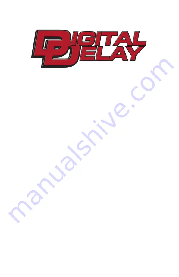 DIGITAL DELAY Mega 475 Instruction Manual Download Page 1