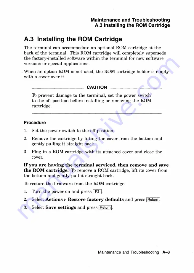 Digital Equipment EK-VT520-IN Installation And Operating Information Download Page 35