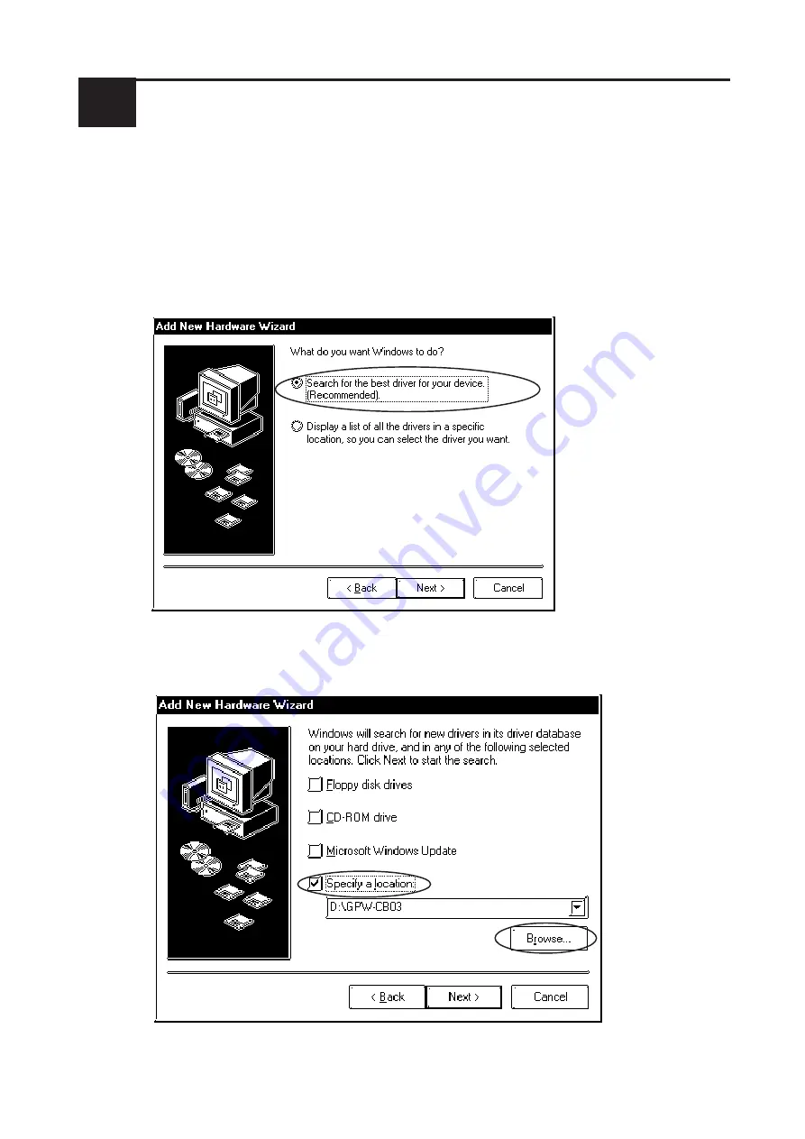 Digital Equipment Pro-Face GPW-CB03 Installation Manual Download Page 6