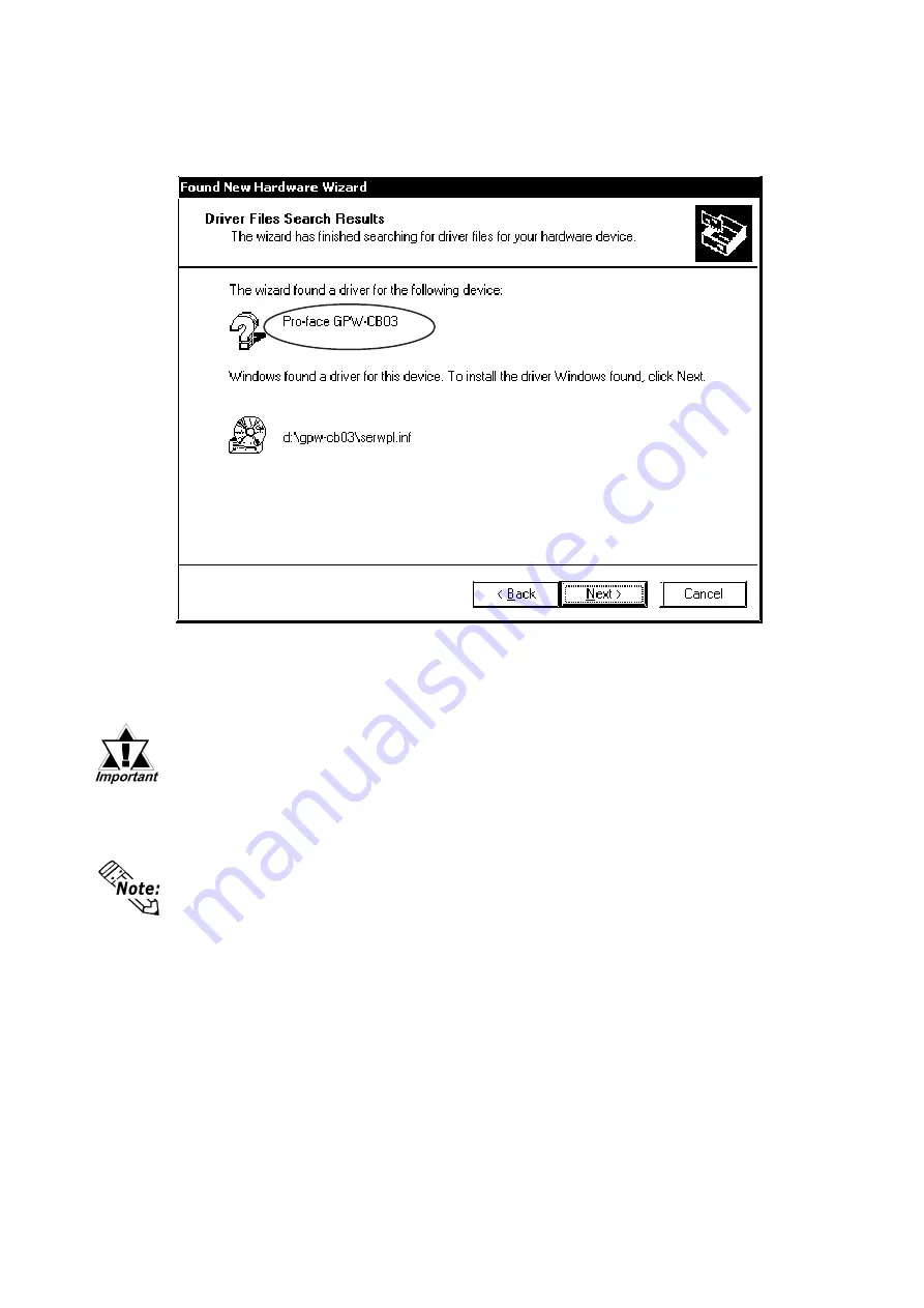 Digital Equipment Pro-Face GPW-CB03 Installation Manual Download Page 12