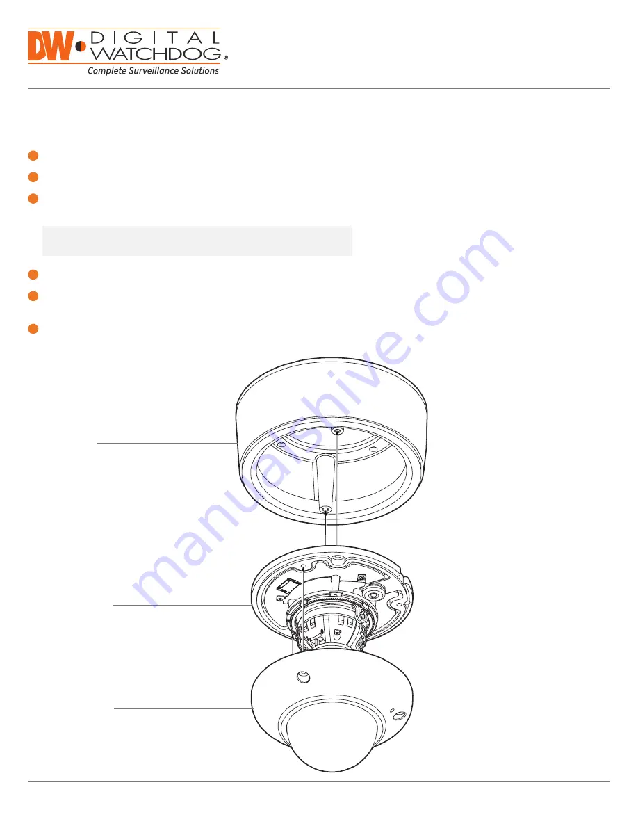 Digital Watchdog DWC-V7JUNCW Quick Start Manual Download Page 2