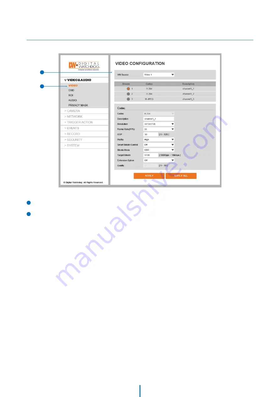 Digital Watchdog MegaPix Pano DWC-PZ21M69T User Manual Download Page 22