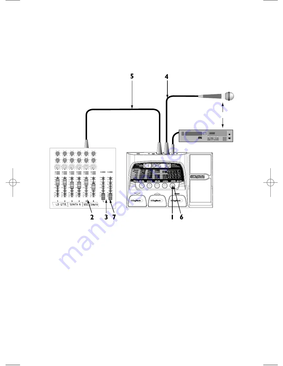 DigiTech VOCAL 300 Скачать руководство пользователя страница 6