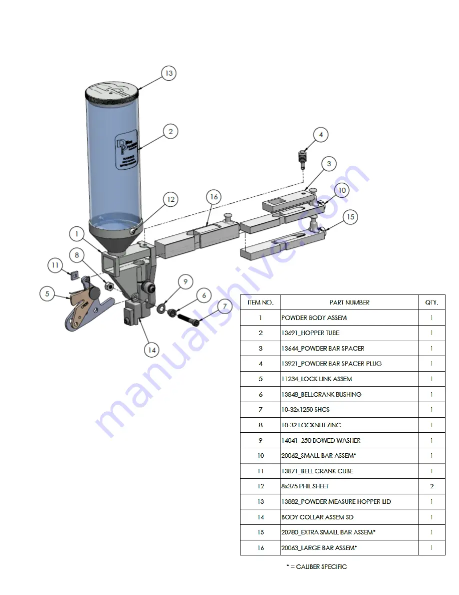 Dillon Precision Products Square Deal B Assembly And User Instructions Manual Download Page 56