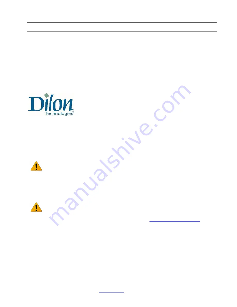 Dilon Navigator 2.0 User & Service Manual Download Page 41