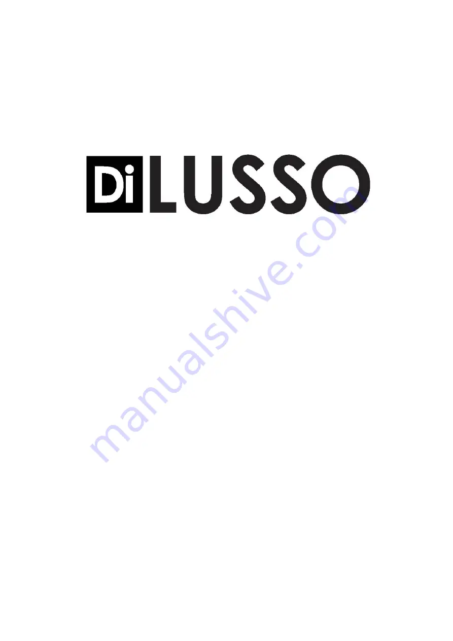 diLUSSO OV911TBL Installation And Operating Manual Download Page 1