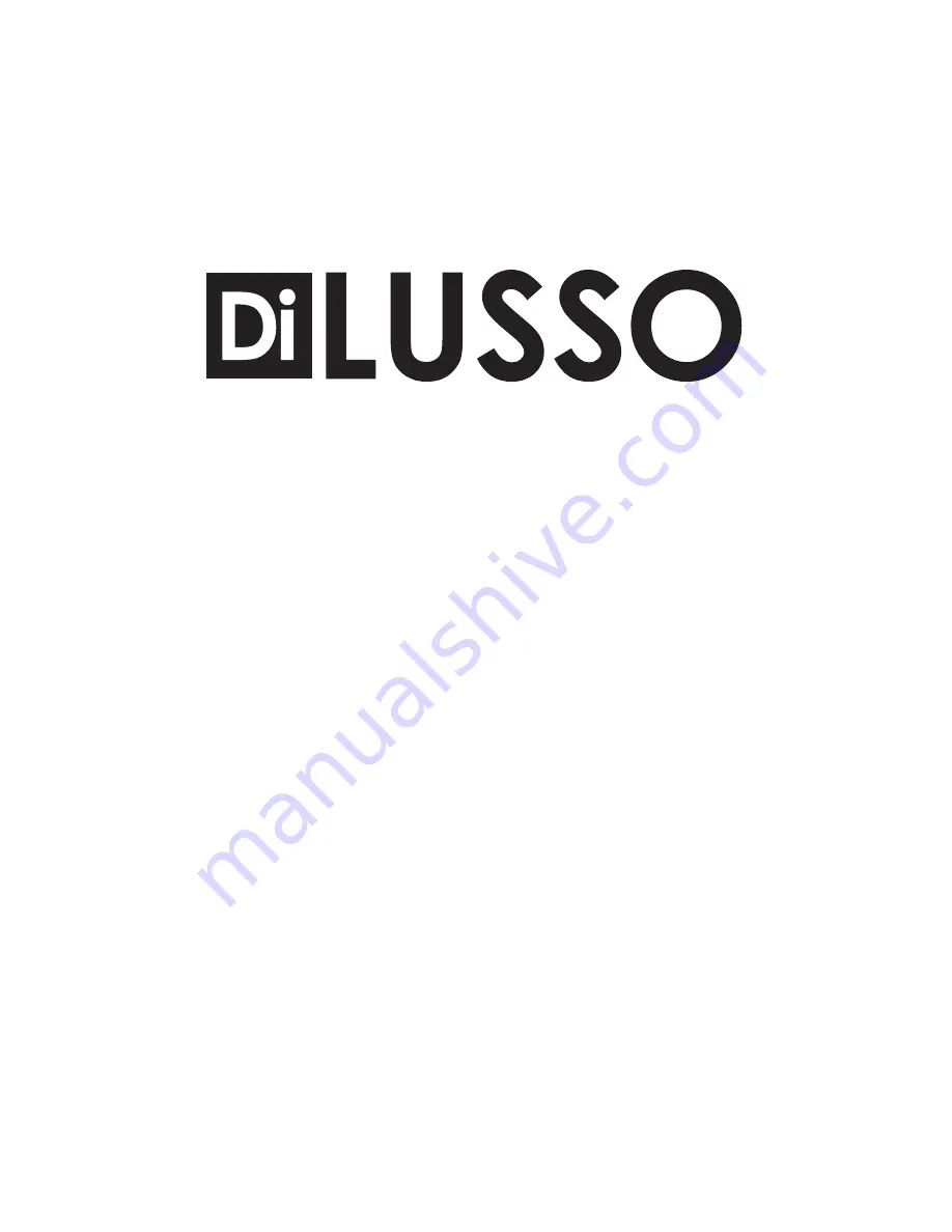 diLUSSO WD200SSS Operating Manual Download Page 1