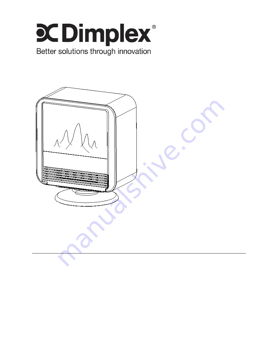 Dimplex DCS19W Скачать руководство пользователя страница 1