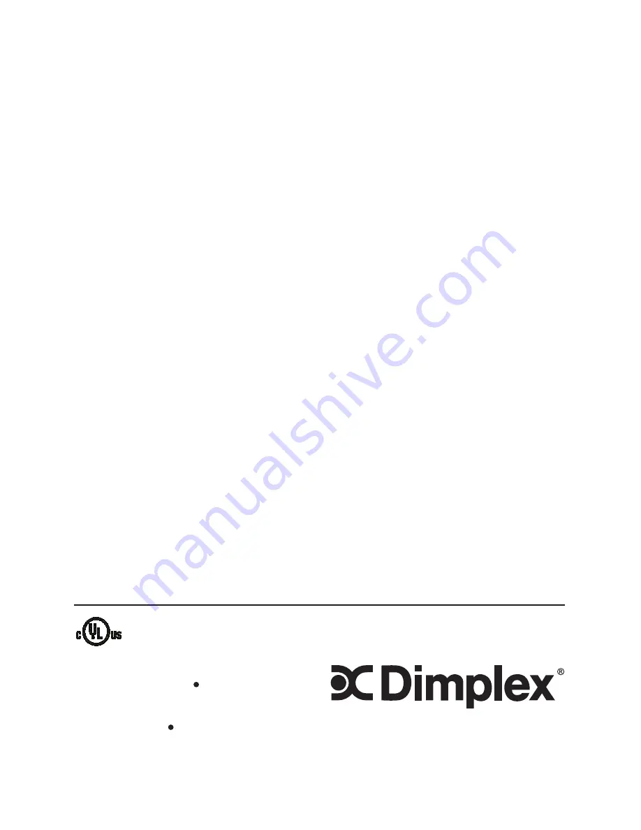 Dimplex DS2205 Скачать руководство пользователя страница 12