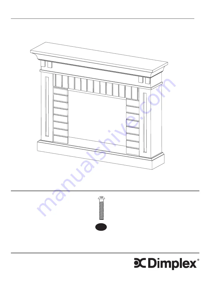 Dimplex GDS28L8-1941WE Assembly Instructions Download Page 1