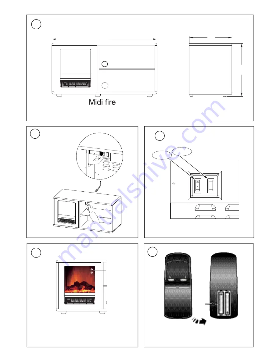 Dimplex MIDI FIRE MIDI32B Instructions Download Page 2