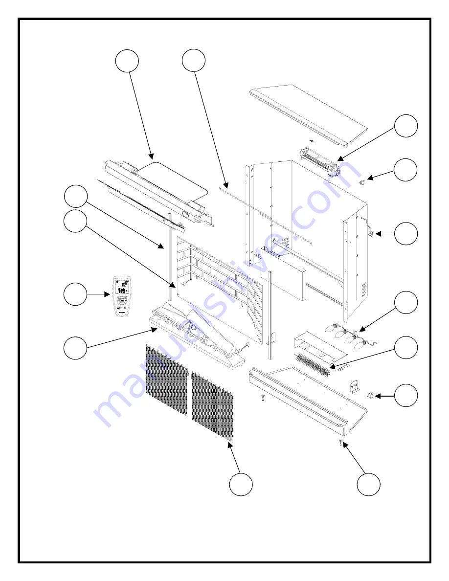 Dimplex MULTIFIRE DF3215 Parts & Service Manual Download Page 7