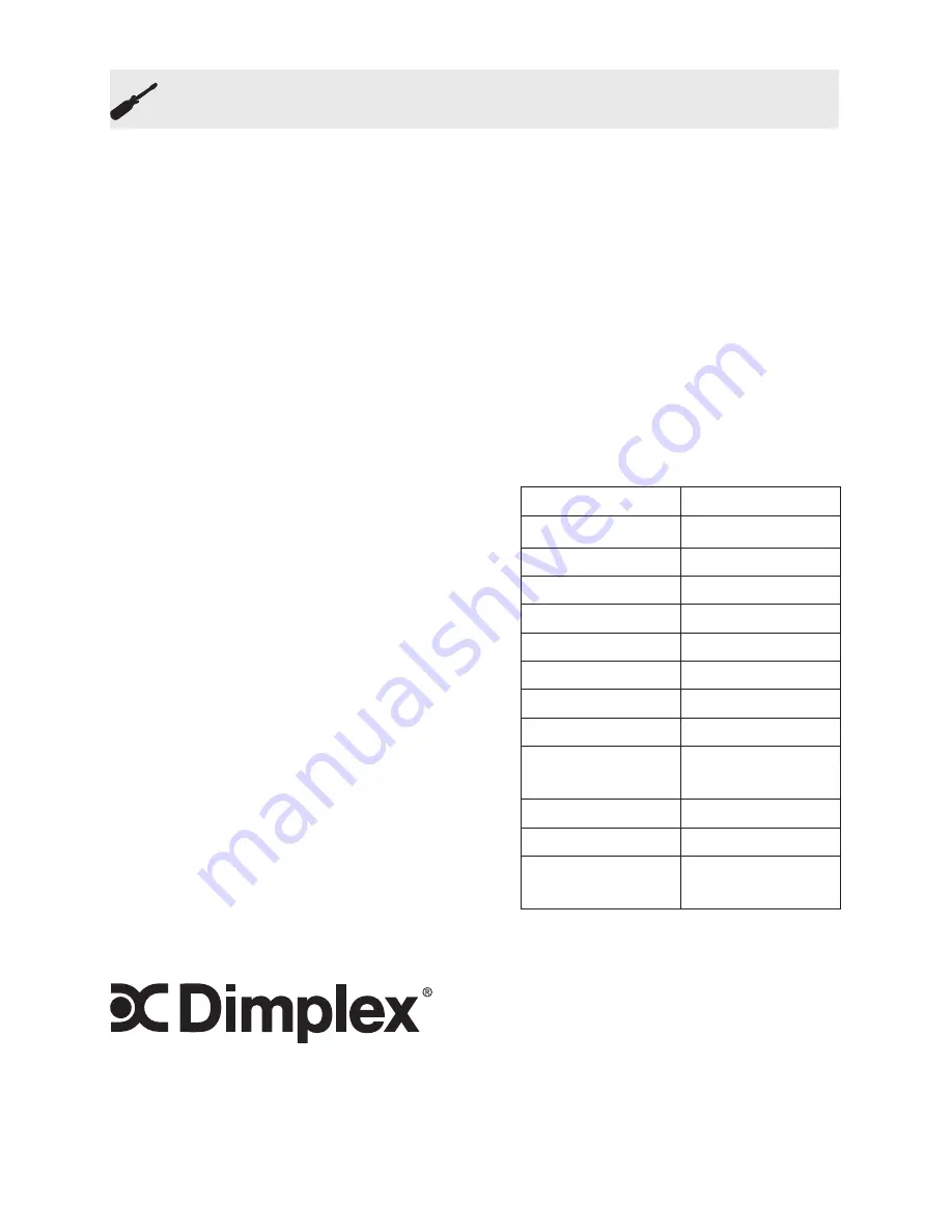 Dimplex PF2325 Скачать руководство пользователя страница 36