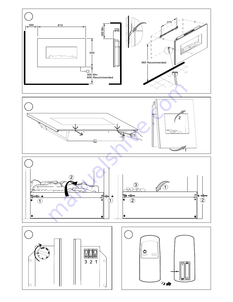 Dimplex SARATOGA SGA20 Скачать руководство пользователя страница 3