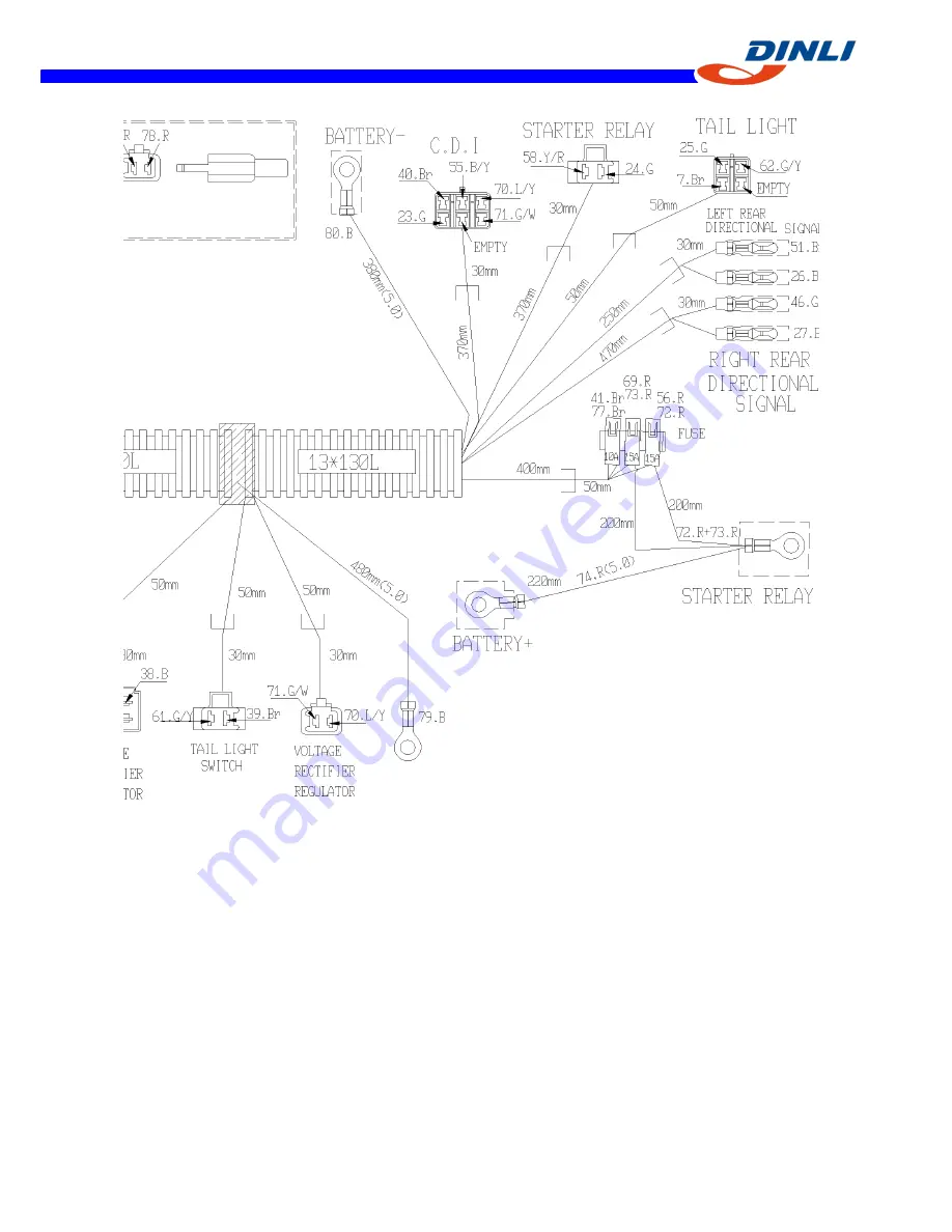 Dinli DL-801 Service Manual Download Page 110