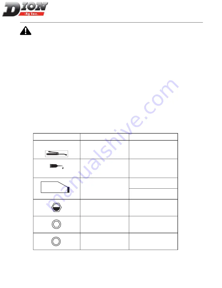 Dion-Ag F41 Operator'S Manual Download Page 104