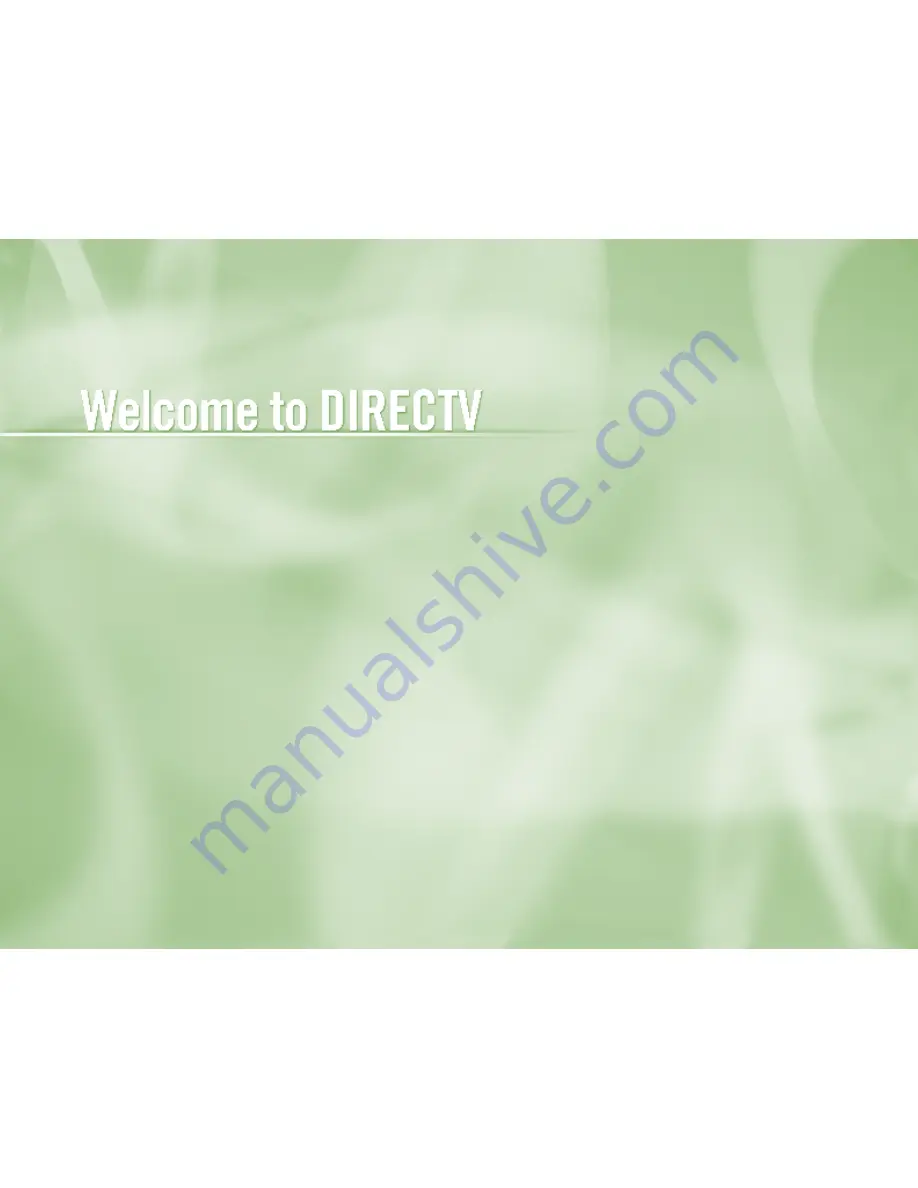 DirecTV H10 User Manual Download Page 3