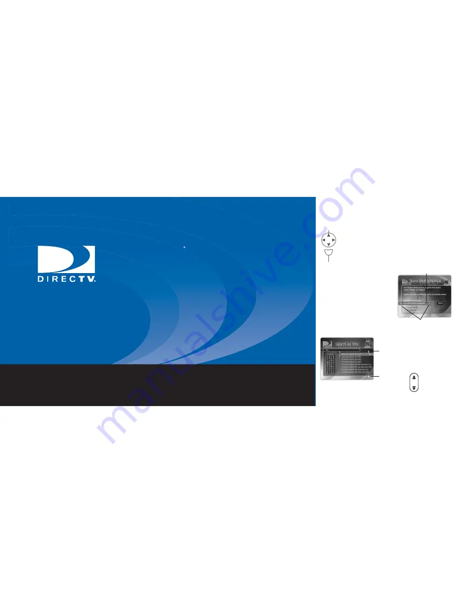 DirecTV HD DVR User Manual Download Page 1