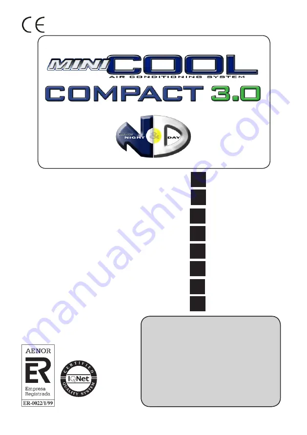 Dirna MiniCool COMPACT 3.0 N&D User Handbook Manual Download Page 1