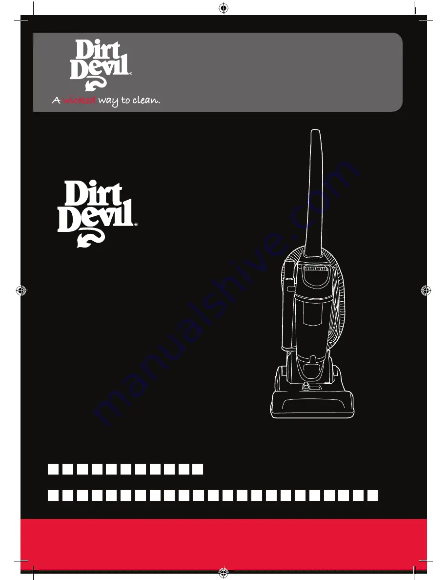 Dirt Devil DDUP1800 User Manual Download Page 1